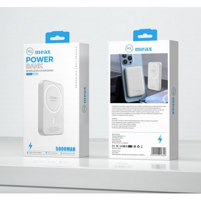 Meax powerbank wireless şarj 