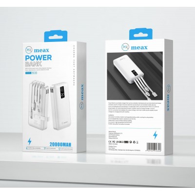 Meax 20000 mah  powerbank